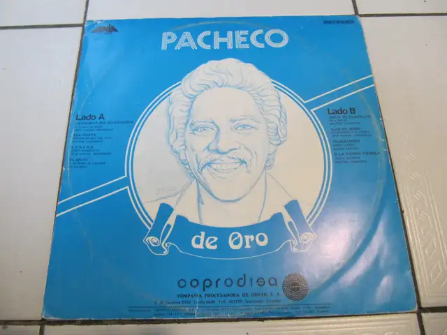 Pacheco De Oro Fania Records 311-0080 Latino Vinyl LP Circa 1982 - Photo 3