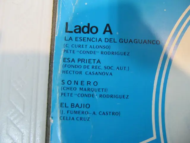 Pacheco De Oro Fania Records 311-0080 Latino Vinyl LP Circa 1982 - Photo 5