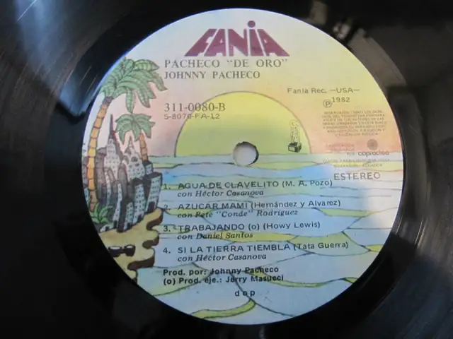 Pacheco De Oro Fania Records 311-0080 Latino Vinyl LP Circa 1982 - Photo 6
