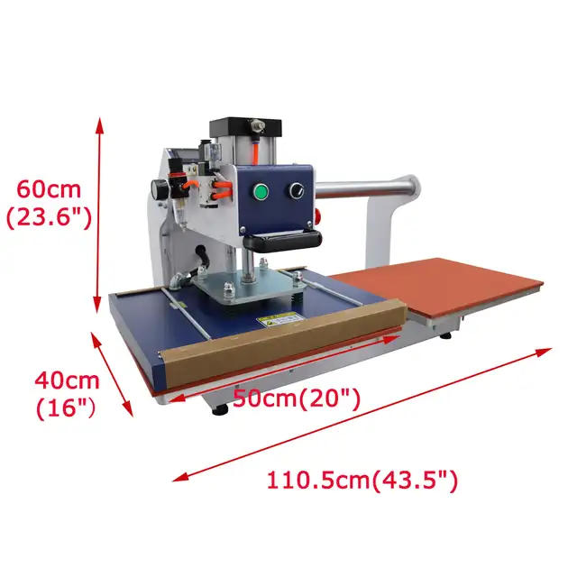 16x20in Auto Pneumatic Double Station Heat Press Machine 110501 - Photo 10
