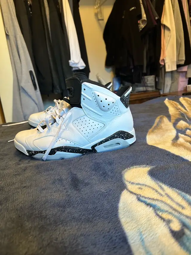 Air Jordan Retro 6 (reverse Oreo size 12) CT8529 - Photo 5