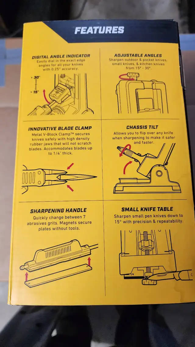 Work Sharp Professional Precision AdjustTM Knife Sharpener - Photo 3