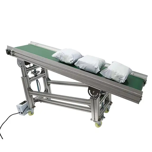 59x11.8" Green PVC Belt Inclined Wall Conveyor 230562 - Photo 8
