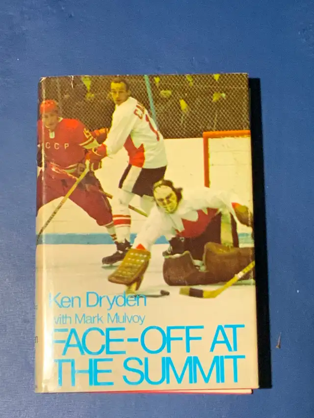 Ken Dryden "Face-off at the Summit" hardcover 1973. 1st edition