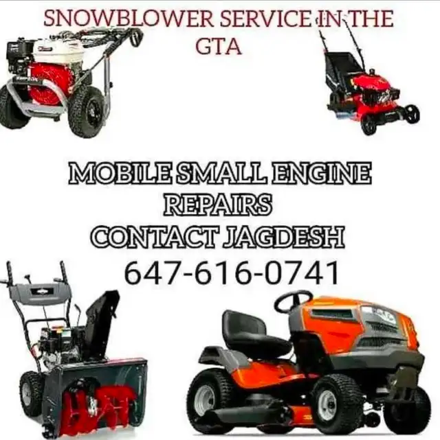 Mobile small engines services, repairs and maintenance
