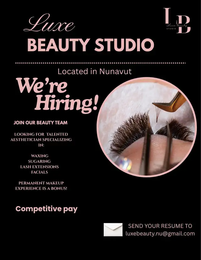 Hiring Aesthetician in Nunavut