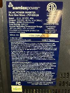Samplex 600Watt 24v to 120v Inverter - Photo 2