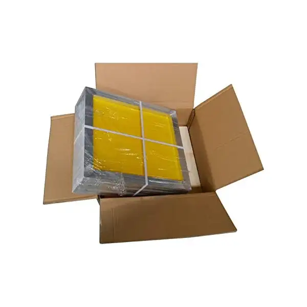 6pc Variety Size Screen Printing Frame Yellow Mesh Fabric 007618 - Photo 3