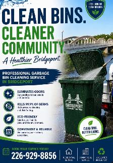 Bridgeport garbage bin cleaning service