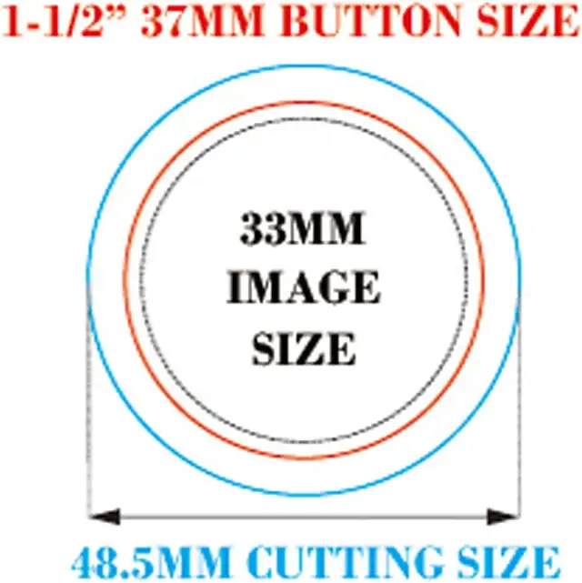 Metal Badges Pin Back Button Parts 100Sets/Pack 015500 - Photo 5