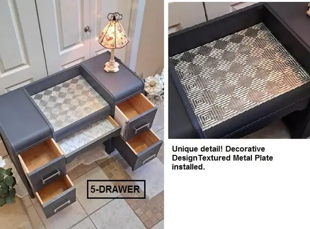 MAKEUP VANITY, MIRROR & STOOL - Photo 5