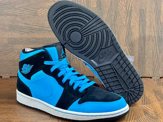 AIR JORDAN 1 MID ''DARK POWDER BLUE'' 2014 - Photo 8