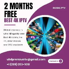 2 months free! Latest 4K I.P.T.V