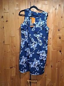 Robe neuve gr 16 ans bleu fleury 15$