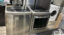 Washer & Dryer Set - 27 LG 4.9 / 7.3 Cu ft - Top Load - Used