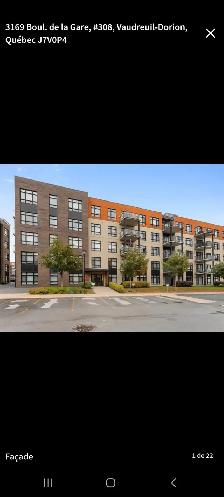 Superbe condo 4 1/2 à vendre au centre-ville  de Vaudreuil-Dorio