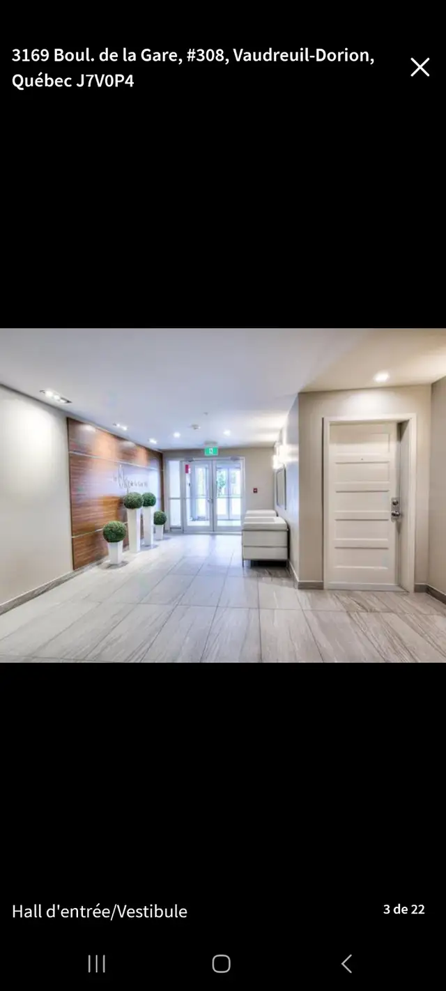 Superbe condo 4 1/2 à vendre au centre-ville  de Vaudreuil-Dorio - Photo 2