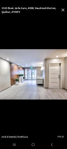 Superbe condo 4 1/2 à vendre au centre-ville  de Vaudreuil-Dorio - Photo 2