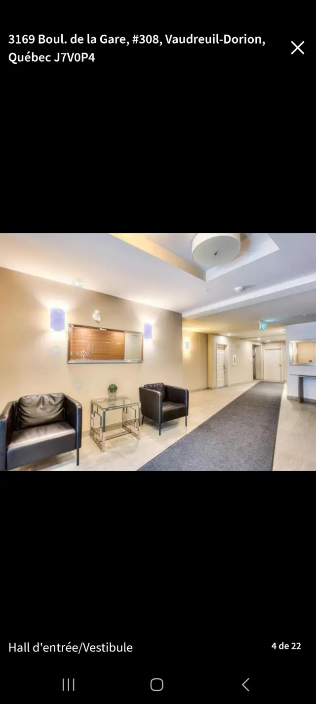 Superbe condo 4 1/2 à vendre au centre-ville  de Vaudreuil-Dorio - Photo 3