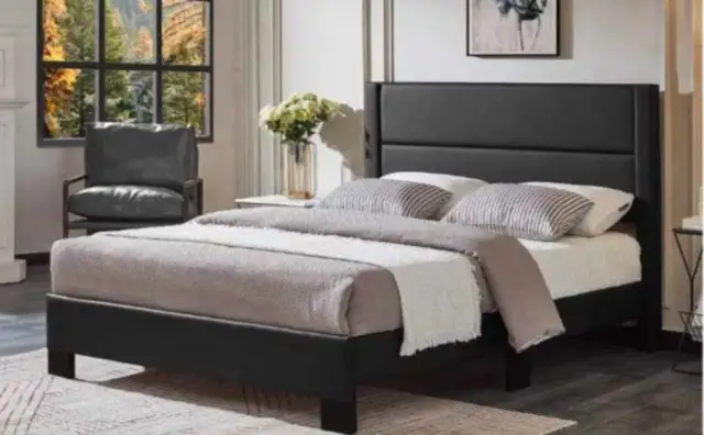 Queen Size Bedframe With Mattress