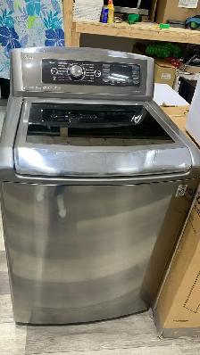 Washer - STJetwash A 5.2 Cu ft - Top Load - White - Used