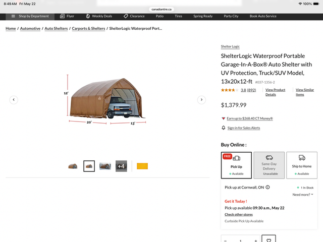 Portable garage