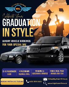 Graduation Special-$525 for 3hrs-Big Dream Limousine