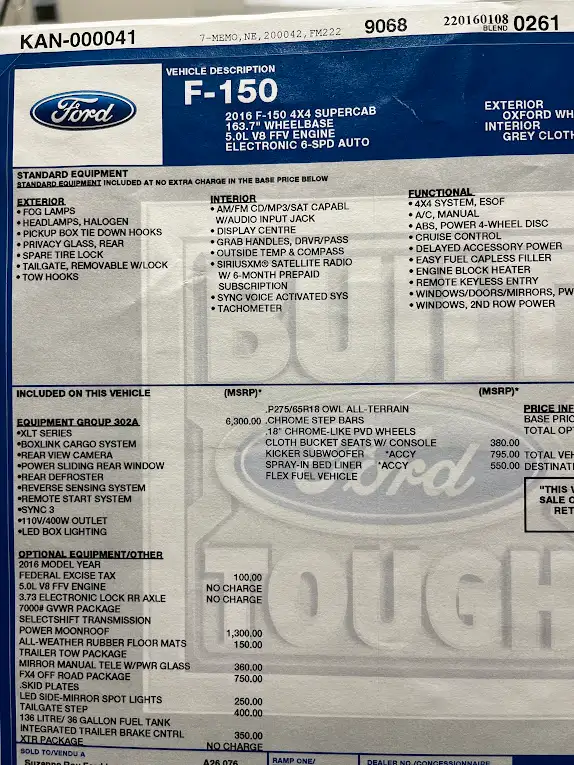 Ford F-150 2016 4X4 SUPERCAB boîte 8 pieds - Photo 5