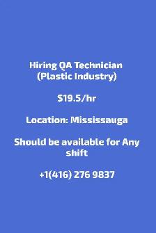 QA/QC Technician