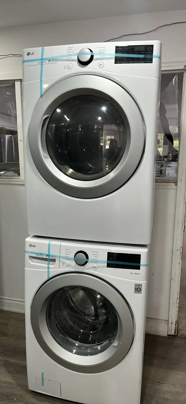 NEW MODEL! washer electric dryer set can deliver