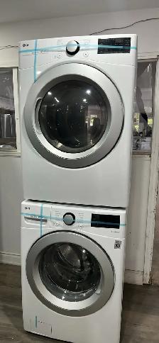 NEW MODEL! washer electric dryer set can deliver