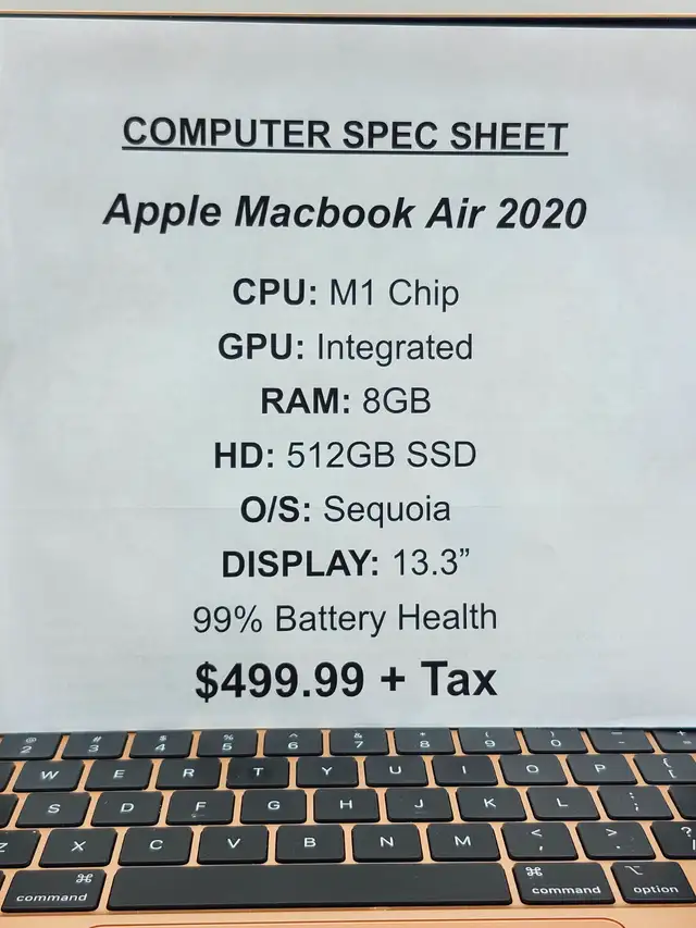 Apple MacBook Air 2020 - Rose Gold - M1 Chip - 512GB (#18868) - Photo 8