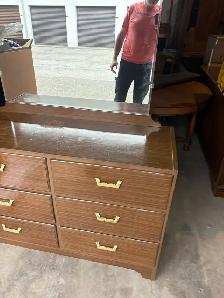 Free delivery used Dresser with Mirror - Photo 10
