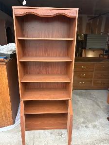 Free delivery used Wooden Bookcase with Cabinet - Photo 7
