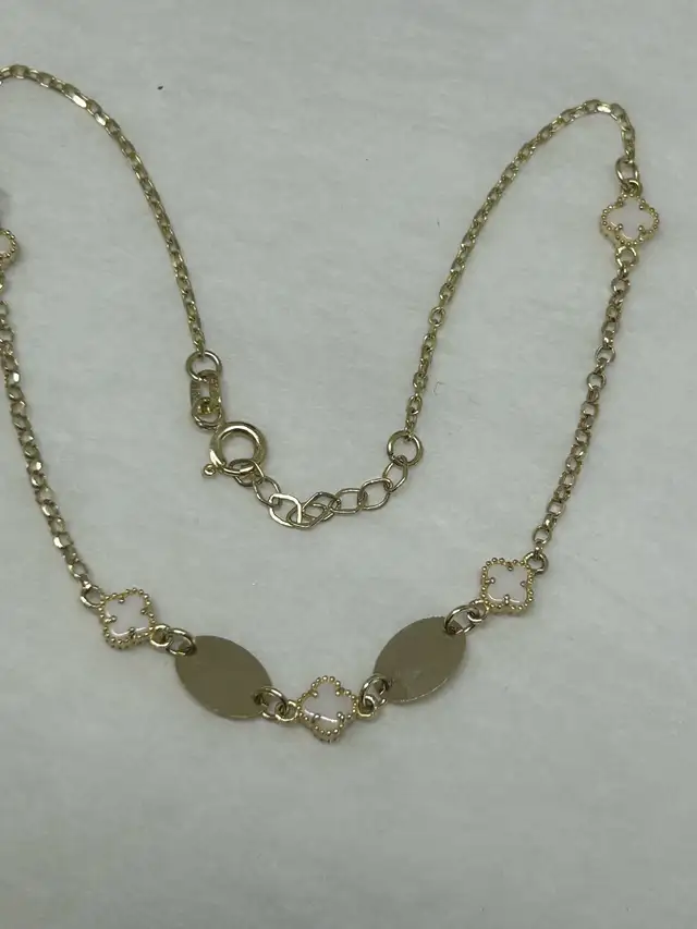 10K Clover Anklet - Photo 5