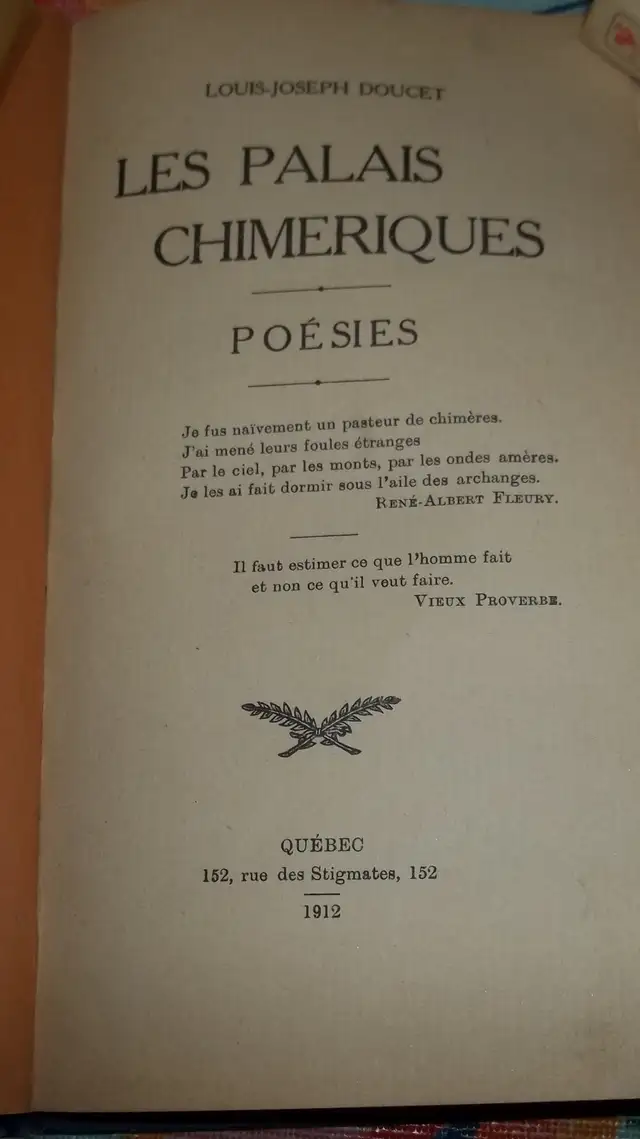 Les Palais Chimeriques.L.J.Doucet.1912 Hardcover edition - Photo 3