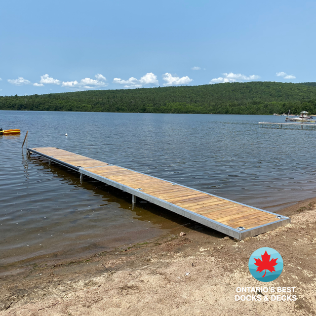 Two 4ft x 20ft Pole Docks
