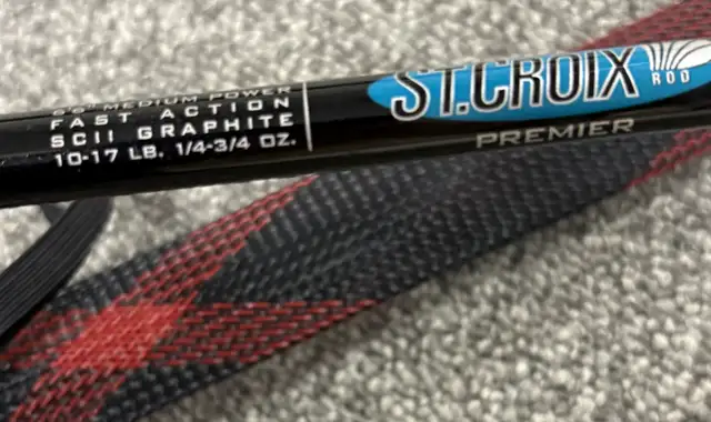 NEW St. Croix PC66MFSG Lake Fishing Rod with Sleeve - No Reel - Photo 4