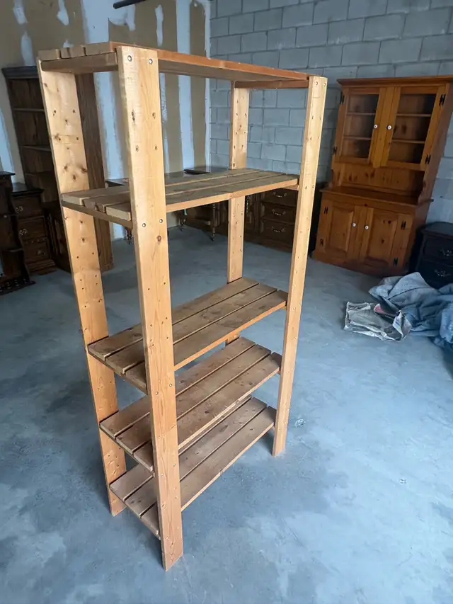 Free delivery used Wooden Shelf Unit - Photo 4