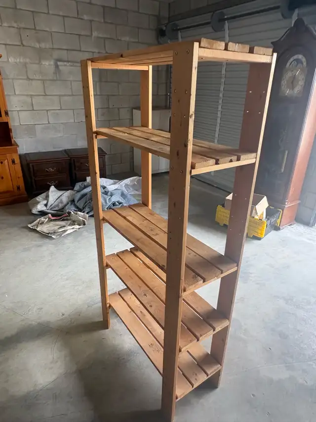 Free delivery used Wooden Shelf Unit - Photo 6