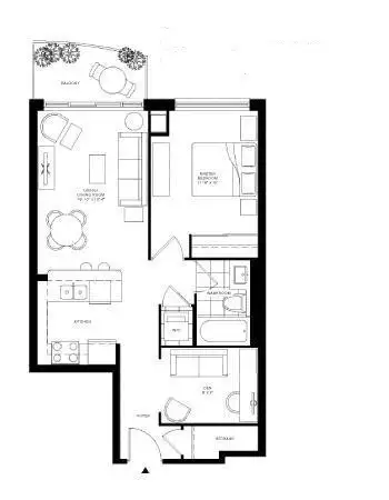 1 Bdr&Den Luxury Condo Markham (Birchmount & Hwy#7) for Rent - Photo 10
