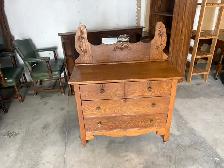 Free delivery used Antique Oak Dresser