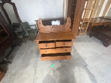 Free delivery used Antique Oak Dresser - Photo 9