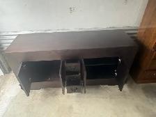 Free delivery used Dark Wood Sideboard Cabinet with Drawers - Photo 6