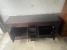 Free delivery used Dark Wood Sideboard Cabinet with Drawers - Photo 7