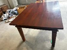 Free delivery used Dark Wood Dining Table - Photo 5