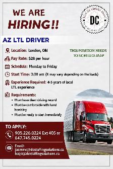 Hiring AZ LTL Driver
