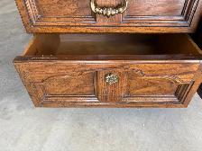 Free delivery used Vintage Wood Dresser with 9 Drawers - Photo 5