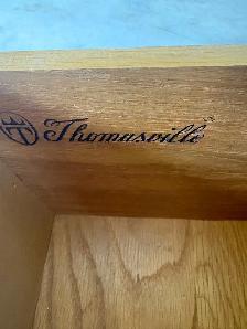 Free delivery used Vintage Wood Dresser with 9 Drawers - Photo 8