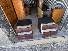 Free delivery used Pair of 2-Drawer Nightstands - Photo 6